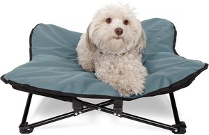 Cama Elevada para Mascotas, Interior y Exterior, para Acampar, con Hamaca <span class=keywords><strong>Plegable</strong></span> Elevada del Suelo, Refrescante, para Senderismo y Viajes - Product Image 3