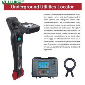 VLUUKE ES7080 지능형 파이프 라인 감지기 전자 지하 유틸리티 로케이터 케이블 경로 계기 - Product Image 4