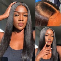 Perruque Lace Front Wig Remy brésilienne naturelle, perruque Lace Frontal Wig, cheveux humains de qualité 10a, 13x4, échantillon gratuit, perruque Lace Wig
