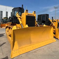 Bulldozer sur chenilles Shantui SD22 d'occasion, 162 kW/220 CV, capacité de lame de 6,4 m³, bulldozer sur chenilles haute performance