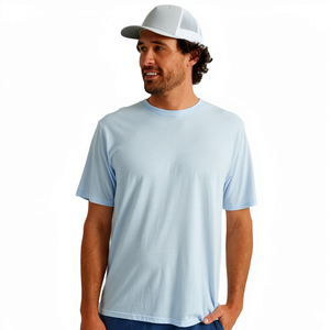 HUK T-shirt de pêche vintage pour homme, à manches courtes, séchage rapide, respirant, 50% coton 50% polyester, effet rafraîchissant - Product Image 1