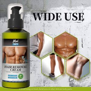 OEM Private Label Crema di Rimozione Dei Capelli per Gli Uomini Indolore <span class=keywords><strong>Depilatoria</strong></span> Infuso con Aloe Vera Pelle-friendly - Product Image 2