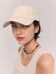 Gorras de Béisbol Casuales de Uso Diario, 100% Algodón Twill Jacquard, Accesorios de Moda, Diseño Unisex Personalizado de Alta Calidad, Bordado Botánico 3D - Product Image 2