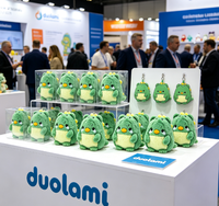 Boneka Dinosaurus Kartun Lembut Custom untuk Hadiah Anak-Anak, Acara Promosi, Boneka Plush Custom