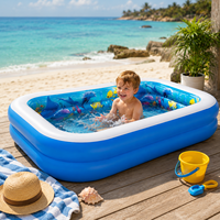 Piscine gonflable familiale en PVC épaisse, écologique, pour enfants et adultes, idéale pour l'été, vente en gros