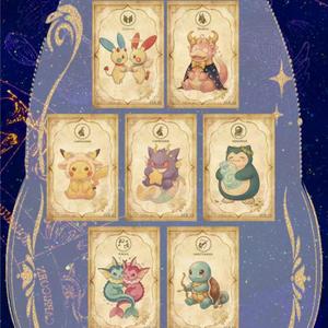 DM Pokemoned - Juego de 12 Tarjetas de Arte Shikishi de Constelaciones, Cartas Coleccionables de Anime, Decoración de Horóscopo del Zodiaco, Regalo para Fans - Product Image 4