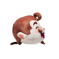 Coussin en peluche personnalisé en forme de tête de personnage de dessin animé, rembourrage doux en coton écologique, jouet en peluche mignon sur mesure