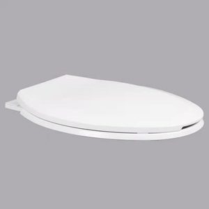 Asiento de Inodoro de Plástico PP en Forma de V <span class=keywords><strong>para</strong></span> Baño, con <span class=keywords><strong>Tapa</strong></span> y Bisagras de Cierre Suave - Product Image 3