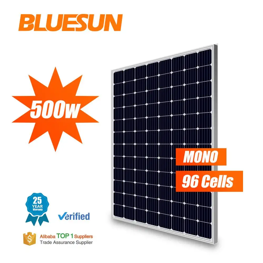 太陽電池パネル500ワット太陽光発電500ワット太陽電池メーカーインド価格