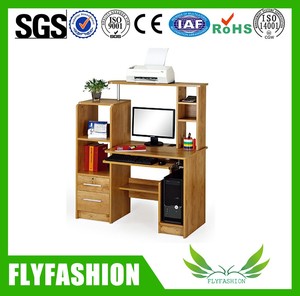 Vente directe d'usine, bureau d'<span class=keywords><strong>ordinateur</strong></span> en bois de haute qualité avec étagère de rangement <span class=keywords><strong>et</strong></span> espace <span class=keywords><strong>pour</strong></span> <span class=keywords><strong>imprimante</strong></span>, <span class=keywords><strong>pour</strong></span> bureau à domicile <span class=keywords><strong>et</strong></span> appartement - Product Image 3