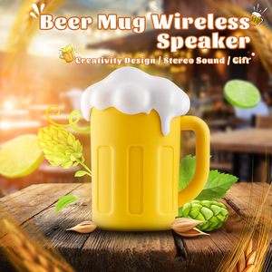 Nuevo Diseño de Altavoz Inalámbrico con Forma de Jarra de Cerveza, Mini Dispositivo de Audio Portátil, Altavoz Inalámbrico de Dibujos Animados para Acampar al Aire Libre, Ideas de Regalo para Fiestas - Product Image 2