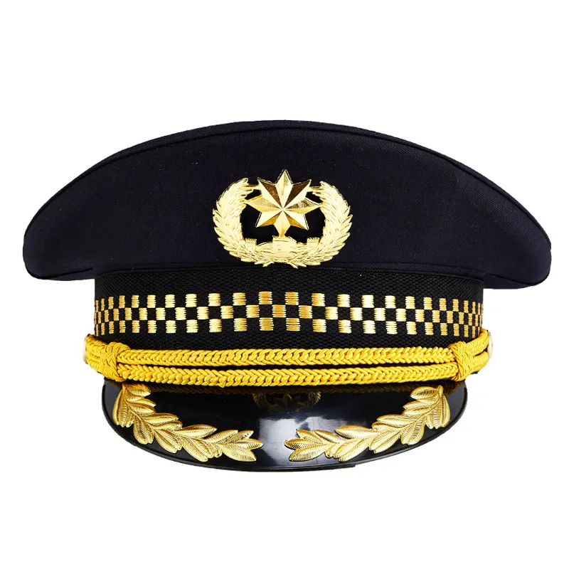 Uniforme de pilote personnalisé, casquette d'officier, carnaval