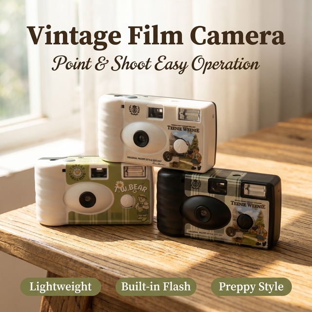 Wholesale Customized Design Disposable Camera 35mm Film Single Use Camera With Flash for Wedding Party Travel Gift