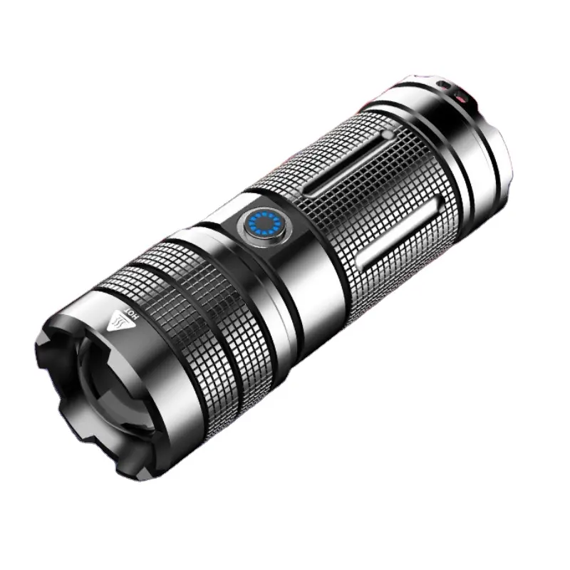 Strong Long-range Outdoor Rechargeable High-power Battery-charged Portable Light Zoom White Laser Super Bright Flashlight