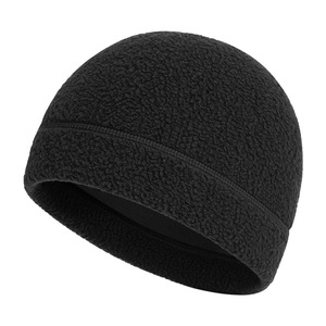Winter Warm Windproof Fleece Cycling Cap Thickened Solid Color Unisex Sports Hat Adult Size - Product Image 1