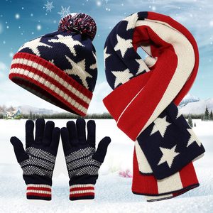 Mũ Đan Nữ Bộ Đạp Xe Khăn Quàng Mùa Đông Trượt Tuyết Mũ Giữ Ấm Cho Người Lớn Găng Tay Dệt Kim Chống Gió Mũ Thêu - Product Image 2