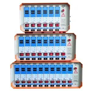 Controlador de temperatura para moldes plásticos, do pid da zona 6, para moldes que podem ser usados com controlador de temperatura do corredor quente de yudo