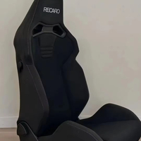 Siège baquet de course universel réglable en fibre de carbone noire, conçu sur mesure, fabriqué en Chine