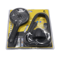 Ensemble de douche portatif gris moderne en acier inoxydable avec tuyau, pommeau de douche haute pression à économie d'eau, 3 fonctions pour la vente en gros
