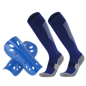 Calcetines Deportivos Unisex Coloridos y Elegantes para Correr, Fútbol y Entrenamiento, Calcetines de Fútbol Hasta la Rodilla, Juego de 2 Pares, <span class=keywords><strong>Espinilleras</strong></span> y Calcetines de Fútbol - Product Image 5