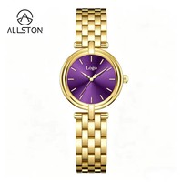 Reloj de Pulsera Dorado Vintage para Mujer, Reloj de Cuarzo de Lujo de Alta Gama, Gran Venta para Eventos Juveniles y Salidas de Fin de Semana