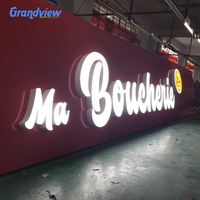 Fabricant Imprimante de lettres 3d à éclairage frontal en acrylique illuminé par LED personnalisé pour enseigne Lettres enseigne à LED