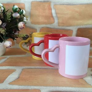 Most Popular Colorful Ceramic Mug With <b>Heart</b> <b>Shape</b> Handle - Product Image 3