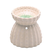 Brûleur à huile pour bougie chauffe-plat en céramique de style cactus attrayant, vente en gros créative, pour une utilisation intérieure