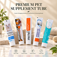 Tubes de dentifrice en aluminium et plastique avec bouchon à vis à barrière d'oxygène, diamètre 12,7 x 35 mm, emballage cosmétique