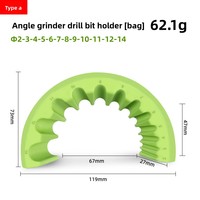Outil d'affûtage polyvalent pour meuleuse d'angle, modèle A ou B avec 2-14 mm/3-12 mm, ABS épaissi pour l'entretien professionnel