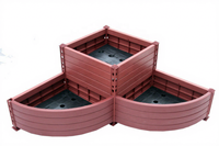 Bac à légumes modulaire en PP pour extérieur, jardinière emboîtable pour légumes, herbes et fleurs