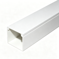 Gaine de câblage électrique blanche 10050, conduit de câblage dissimulé, PVC rigide, gaine de câblage en PVC