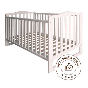 Venta al por mayor, superventas, diseño moderno, niñas y niños, <span class=keywords><strong>cuna</strong></span> convertible y <span class=keywords><strong>cambiador</strong></span>, <span class=keywords><strong>cuna</strong></span> <span class=keywords><strong>de</strong></span> madera blanca oscilante - Product Image 1