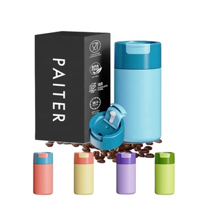 Taza de Viaje de Acero Inoxidable de 15 oz Libre de BPA, Aislamiento Térmico de 6-12 Horas, Tapa Antiderrames, Asa con Forma de Lata de Cola Clásica, Pajita - Product Image 4