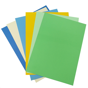 Fabricante de Láminas de <span class=keywords><strong>PVC</strong></span>, Lámina de <span class=keywords><strong>PVC</strong></span> Rígida Opaca de Color Verde, Rojo y Azul para Tarjetas Publicitarias - Product Image 3