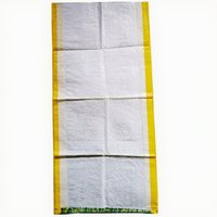 Sacs tissés en PP de qualité alimentaire pour usine, avec logo personnalisé, sacs de 25 kg et 50 kg pour l'emballage de riz, sucre, sable, et déchets de PP durables