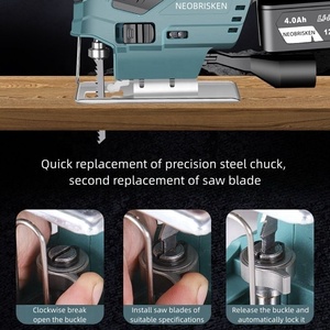 เครื่องตัดโค้งแบบพกพา NEOBRISKEN ใช้แบตเตอรี่ลิเธียม 12V เลื่อยไร้สายแบบมือถือ รุ่น N502 ใช้แบตเตอรี่ลิเธียมแบบพกพา - Product Image 3