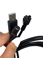 Kabel Pemisah Data USB 2-in-1 untuk Terminal Verifone Kabel Pengisian Daya USB 14Pin IDC