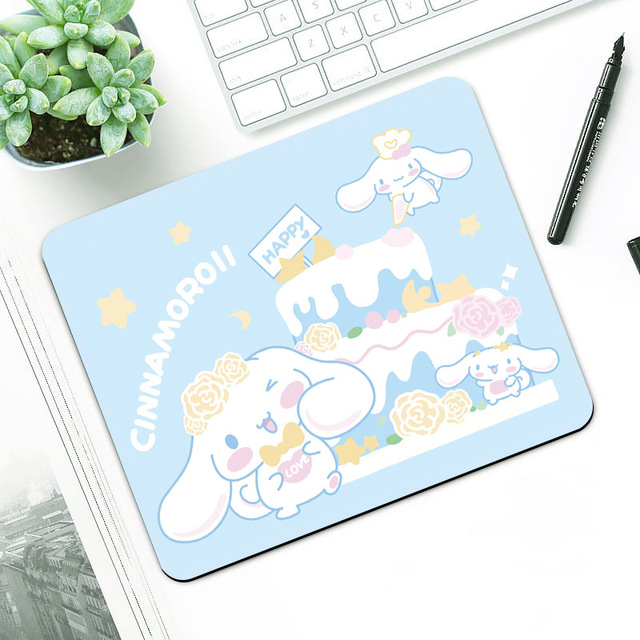 Non-Slip Mouse Pad Mat Stitched Edge PC Laptop for Computer PC Gaming Rubber