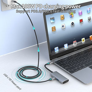 <span class=keywords><strong>Ugame</strong></span> ตัวเสียบสวิตช์สำหรับแท่นชาร์จ Nintendo กับแท่นชาร์จ4K HD USB 3.0 PD สำหรับ Macbook Pro Type C HUB - Product Image 6