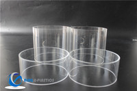 Tube acrylique transparent incassable en PMMA pour protections de machines, barrières de sécurité, couvercles industriels, longueur personnalisée