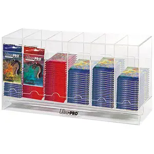 Dispensador de tarjetas acrílicas transparentes, venta al por mayor, fabricación de fábrica, más de 40 paquetes
