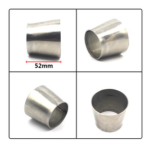 Réducteur de tuyau d'échappement en acier inoxydable Getitall, 38 mm-51 mm, longueur 46 mm, épaisseur 1 mm, connecteur à souder - Product Image 4