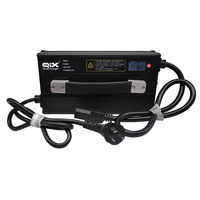 Usine 24v 48v 72 v 50a 35a 25a Smart Quick 10Amp 72 Volt Li-ion Chargeur de batterie pour chargeur de batterie de voiture avec affichage LED