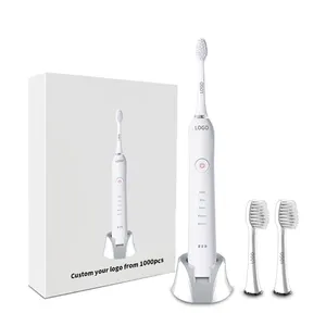 Zachte Haren Custom Logo Oplaadbare Automatische Tandenborstel Sets Fabrikanten Smart Sonische Tandenborstel Elektrische Tandenborstel