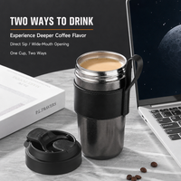 Pure titanium vacuümmok Ice Flower matte dubbele drinkdeksel titanium geïsoleerde beker met leren hoes voor reizen en kamperen