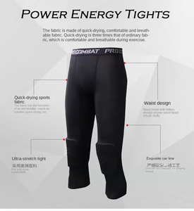 Pantalon anti-collision à coussin ruche pour homme, collants de <span class=keywords><strong>basket</strong></span>-ball courts <span class=keywords><strong>avec</strong></span> genouillères en nid d'abeille - Product Image 5
