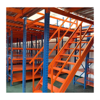 Plancher de mezzanine en acier robuste pour entrepôt logistique, stockage industriel sur plusieurs niveaux