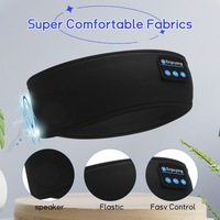 Bandeau Élastique Sans Fil Bluetooth, Écouteurs de Sport pour Dormir, Casque Audio, Masque de Nuit, Casque Serre-tête Sans Fil