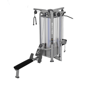 Macchina Multifunzione per Allenamento della Forza, Attrezzatura Commerciale per Palestra con Carico a Pesi, Stazione Fitness Multipla a 4 Postazioni - Product Image 2